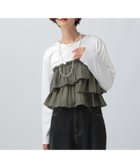 【レプシィム ローリーズファーム/LEPSIM LOWRYS FARM】のアソートドッキング長袖プルオーバー2 オフホワイト×カーキ78|ID: prp329100004652395 ipo3291000000033795239