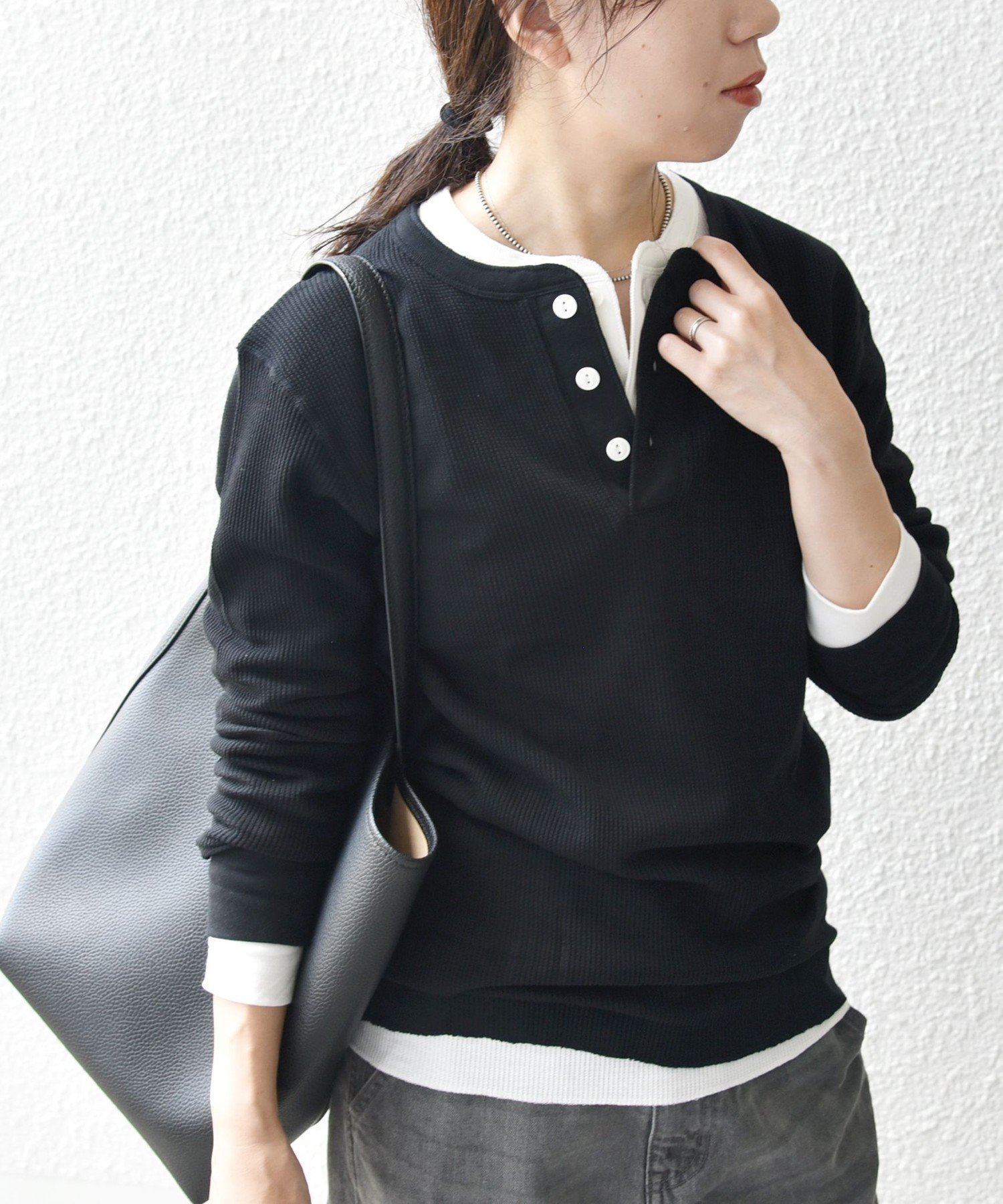 【シップス フォー ウィメン/SHIPS】のHealthknit 洗濯機可能 ヘンリーネック ロング スリーブ TEE 人気、トレンドファッション・服の通販 founy(ファニー) 　ファッション　Fashion　レディースファッション　Fashion for Women　トップス・カットソー　Cut & Sew Tops　ニット　Knit Tops & Sweaters　アメリカン　American Style　インナー　Innerwear　サロペット　Overalls, Salopette　ジャケット　Jacket, Outerwear　スウェット / スエット　Sweatshirt, Sweatwear　スリーブ　Sleeve, Long Sleeve / Short Sleeve　トレンド　Trend, Trending Now　ベーシック　Basic, Essential　ロング　Long, Long-Length　 other-1|ID: prp329100004652455 ipo3291000000033621679
