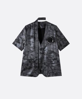 【その他のブランド/Other】のV-neck Tye-Dye Jacket 人気、トレンドファッション・服の通販 founy(ファニー) ファッション Fashion レディースファッション Fashion for Women アウター Coat / Outerwear Collection レディースジャケット・軽アウター Jackets トップス・カットソー Cut & Sew Tops Vネックトップス V-Neck Tops / V-Cut Neckline Shirts |ID:prp329100004652688