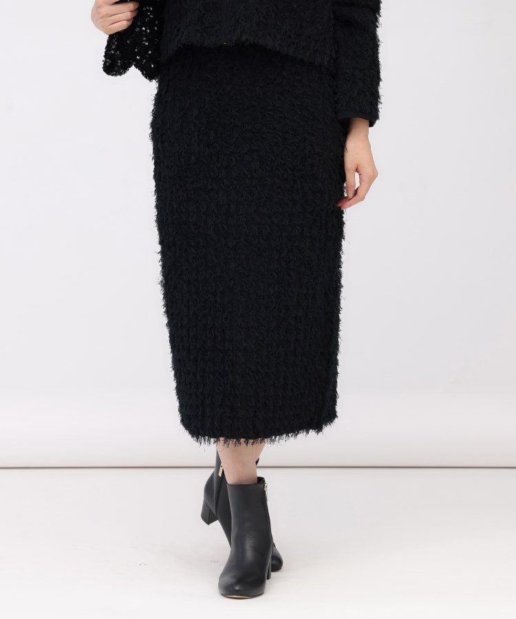 【アンタイトル/UNTITLED】の【セットアップ可能】フリンジコットンスカート 人気、トレンドファッション・服の通販 founy(ファニー) 　ファッション　Fashion　レディースファッション　Fashion for Women　セットアップ　Matching Sets　スカート・ミニ/ミディ/マキシ　Skirts / Mini, Midi & Maxi Skirts　シンプル　Simple, Minimal　ジャカード／ジャガード　Jacquard, Woven Pattern　セットアップ　Set-Up, Coordinated Outfit　タイトスカート　Pencil Skirt, Tight Skirt　ハンド　Hand, Handmade　バランス　Balance, Style Balance　ビッグ　Big, Oversized　フリンジ　Fringe, Tassel　 other-1|ID: prp329100004652742 ipo3291000000033623969
