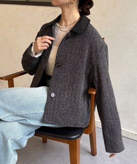 【ゼヴォン/Thevon】のツイードショートジャケット 人気、トレンドファッション・服の通販 founy(ファニー) ファッション Fashion レディースファッション Fashion for Women アウター Coat / Outerwear Collection レディースジャケット・軽アウター Jackets 2025年 2025 2025-2026秋冬・A/W Autumn/Winter 2025–26 AW25–26 おすすめ Recommended / Our Picks ショート Short, Short Length ジャケット Jacket, Outerwear ツイード Twill, Twill Weave トレンド Trend, Trending Now エレガント 上品 Elegant |ID:prp329100004652758