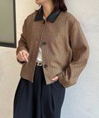 【ゼヴォン/Thevon】のツイードショートジャケット 人気、トレンドファッション・服の通販 founy(ファニー) ファッション Fashion レディースファッション Fashion for Women アウター Coat / Outerwear Collection レディースジャケット・軽アウター Jackets 2025年 2025 2025-2026秋冬・A/W Autumn/Winter 2025–26 AW25–26 おすすめ Recommended / Our Picks ショート Short, Short Length ジャケット Jacket, Outerwear ツイード Twill, Twill Weave トレンド Trend, Trending Now エレガント 上品 Elegant thumbnail ブラウン|ID: prp329100004652758 ipo3291000000033624119