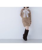 【ナチュラル ビューティー ベーシック/NATURAL BEAUTY BASIC】のフリンジニット SETUP ミニスカート ベージュミックス2|ID: prp329100004652761 ipo3291000000033624130