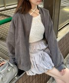 【クリア/clear】のピーチブルゾン 人気、トレンドファッション・服の通販 founy(ファニー) ファッション Fashion レディースファッション Fashion for Women アウター Coat / Outerwear Collection ブルゾンジャケット・スポーティアウター Blouson Jackets スウェット / スエット Sweatshirt, Sweatwear ピーチ Peach, Soft Touch フェミニン Feminine, Girly ブルゾン Blouson, Bomber Jacket 今季 This Season, Current Season thumbnail MO|ID: prp329100004652798 ipo3291000000033624565
