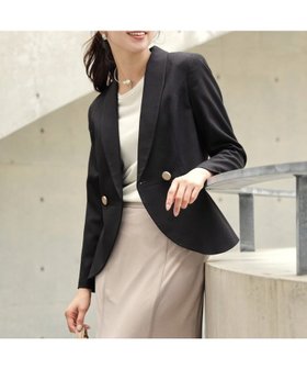 【ドレス/DRESS+】の高見えダブルボタンのブラックジャケット 人気、トレンドファッション・服の通販 founy(ファニー) ファッション Fashion レディースファッション Fashion for Women アウター Coat / Outerwear Collection レディースジャケット・軽アウター Jackets ガーリー Girly, Feminine Style クラシカル Classical, Vintage-Inspired ジャケット Jacket, Outerwear スーツ Suit, Formalwear ダブル Double, Double-Breasted デニム Denim, Jeans Material ペプラム Peplum, Flared Hem ラウンド Round, Round Neck |ID:prp329100004652805