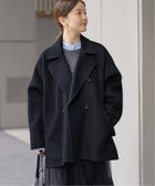 【イエナ/IENA】の《追加2》スーパー160ダブルフェイスショートコート ネイビー|ID:prp329100004652833