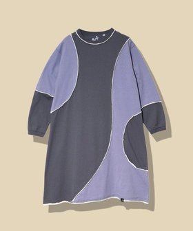 【ゴースローキャラバン/go slow caravan】のUSA/Cカットオフ歪み切替ロングスリーブワンピース (WOMENS) 人気、トレンドファッション・服の通販 founy(ファニー) ファッション Fashion レディースファッション Fashion for Women ワンピース Dresses カットオフ Cut-Off Design シンプル Simple, Minimal スリーブ Sleeve, Long Sleeve / Short Sleeve ロング Long, Long-Length 切替 Switching, Contrast Panel |ID:prp329100004652838