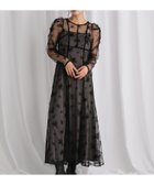 【ミスティ ウーマン/mysty woman】のチュールフラワーフロッキーワンピース 人気、トレンドファッション・服の通販 founy(ファニー) ファッション Fashion レディースファッション Fashion for Women ワンピース Dresses おすすめ Recommended / Our Picks インナー Innerwear クラシカル Classical, Vintage-Inspired シアー Sheer, See-Through セレモニー Ceremony チュール Tulip, Tulip Motif デニム Denim, Jeans Material ベロア Velour, Soft Velvet ペチコート Petticoat, Underskirt モチーフ Motif, Design Theme エレガント 上品 Elegant 結婚式 Wedding thumbnail ブラック×ブラック|ID: prp329100004652881 ipo3291000000033954050