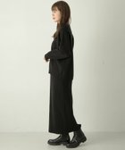 【サニーレーベル/Sonny Label / URBAN RESEARCH】の『WEB限定』スウェットライクニット×スカートセットアップ ブラック|ID: prp329100004652898 ipo3291000000034519898