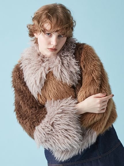 【ファーファー/FURFUR】のエコファーライダースジャケット インテリア・キッズ・メンズ・レディースファッション・服の通販 founy(ファニー) 　ファッション　Fashion　レディースファッション　Fashion for Women　アウター　Coat / Outerwear Collection　レディースジャケット・軽アウター　Jackets　ライダースジャケット / レザースタイル　Riders Jackets & Biker Style　ボトム　Bottoms, Lower Wear　ロング　Long, Long-Length　ワイド　Wide, Wide Fit　BRW[058]|ID: prp329100004652923 ipo3291000000033625551