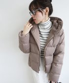 【ルクールブラン/le.coeur blanc】のファーフードショートダウン モカ|ID: prp329100004652955 ipo3291000000034561048