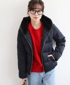 【ルクールブラン/le.coeur blanc】のファーフードショートダウン ネイビー|ID: prp329100004652955 ipo3291000000034561050