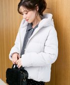 【ルクールブラン/le.coeur blanc】のファーフードショートダウン L/グレー|ID: prp329100004652955 ipo3291000000034561051