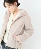 【ルクールブラン/le.coeur blanc】のファーフードショートダウン 人気、トレンドファッション・服の通販 founy(ファニー) ファッション Fashion レディースファッション Fashion for Women ダウン Down, Puffer thumbnail グレージュ|ID: prp329100004652955 ipo3291000000035070344