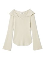 【スナイデル/SNIDEL】のオフショル衿ニットプルオーバー 人気、トレンドファッション・服の通販 founy(ファニー) ファッション Fashion レディースファッション Fashion for Women トップス・カットソー Cut & Sew Tops ニット Knit Tops & Sweaters カジュアルプルオーバー・ニットトップス Pullovers & Knit Tops / Casual Pullovers エレガント 上品 Elegant シンプル Simple, Minimal ストレート Straight, Straight Cut スリーブ Sleeve, Long Sleeve / Short Sleeve デコルテ Décolleté, Neckline フィット Fit, Slim Fit フレア Flare, Flared ワイド Wide, Wide Fit おすすめ Recommended / Our Picks |ID:prp329100004652961