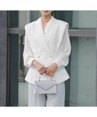 【ドレス/DRESS+】のジャケット風に羽織れてジレベスト 人気、トレンドファッション・服の通販 founy(ファニー) ファッション Fashion レディースファッション Fashion for Women アウター Coat / Outerwear Collection レディースジャケット・軽アウター Jackets シェイプ Shape, Slim Fit シンプル Simple, Minimal ジャケット Jacket, Outerwear ダブル Double, Double-Breasted ビジネス 仕事 通勤 Business / Work / Commuting フラップ Flap, Flap Pocket ポケット Pocket, Pocket Detail マニッシュ Mannish, Boyish thumbnail ホワイト|ID: prp329100004652991 ipo3291000000033626514