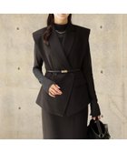 【ドレス/DRESS+】のジャケット風に羽織れてジレベスト 人気、トレンドファッション・服の通販 founy(ファニー) ファッション Fashion レディースファッション Fashion for Women アウター Coat / Outerwear Collection レディースジャケット・軽アウター Jackets シェイプ Shape, Slim Fit シンプル Simple, Minimal ジャケット Jacket, Outerwear ダブル Double, Double-Breasted ビジネス 仕事 通勤 Business / Work / Commuting フラップ Flap, Flap Pocket ポケット Pocket, Pocket Detail マニッシュ Mannish, Boyish thumbnail ブラック|ID: prp329100004652991 ipo3291000000033626516