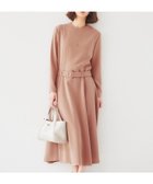 【アンタイトル/UNTITLED】のローウエストフレアワンピース 人気、トレンドファッション・服の通販 founy(ファニー) ファッション Fashion レディースファッション Fashion for Women ワンピース Dresses エレガント 上品 Elegant シンプル Simple, Minimal ストレッチ Stretch, Stretchy Fabric ダブル Double, Double-Breasted ドレープ Drape, Draping Fabric フレア Flare, Flared ポケット Pocket, Pocket Detail thumbnail ピンク|ID: prp329100004653017 ipo3291000000033626984