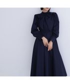 【ナチュラル ビューティー ベーシック/NATURAL BEAUTY BASIC】の2wayボウタイギャザーワンピース 人気、トレンドファッション・服の通販 founy(ファニー) ファッション Fashion レディースファッション Fashion for Women ワンピース Dresses シャーリング Shirring, Ruched スタンド Stand Collar, Upright Stand フリル Frill, Ruffle ブロード Broadcloth, Fine Cotton ヨーク Yoke, Yoke Design リボン Ribbon, Bow ループ Loop, Loop Knit thumbnail ネイビー|ID: prp329100004653019 ipo3291000000033627000