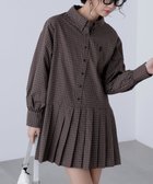 【フリーズマート/FREE'S MART】のプリーツシャツロングスリーブミニワンピース 人気、トレンドファッション・服の通販 founy(ファニー) ファッション Fashion レディースファッション Fashion for Women ワンピース Dresses おすすめ Recommended / Our Picks ソックス Socks, Hosiery チェック Check, Plaid, Tartan デニム Denim, Jeans Material トレンド Trend, Trending Now プリーツ Pleats, Pleated 人気 Popular, Best Seller 長袖 Long Sleeve, Full Sleeve thumbnail ブラウンチェック1|ID: prp329100004653024 ipo3291000000033815802
