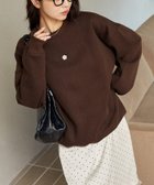【フリークスストア/FREAK'S STORE】のワンポイント ロゴ刺繍 裏起毛 スウェット 限定展開 25AW26SS ブラウン|ID: prp329100004653259 ipo3291000000036281916