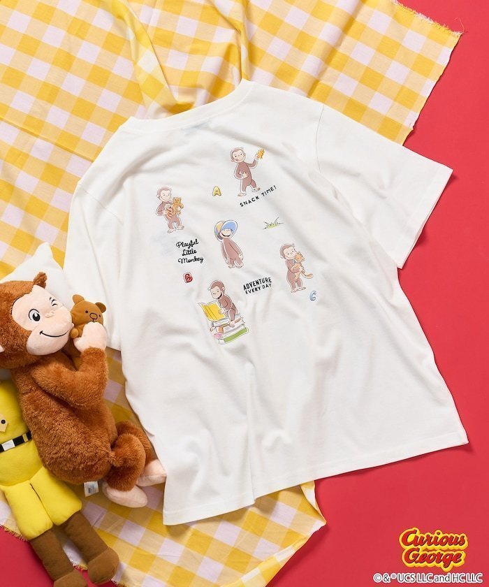 【フリークスストア/FREAK'S STORE】の「おさるのジョージ」 バックプリントTシャツ インテリア・キッズ・メンズ・レディースファッション・服の通販 founy(ファニー) https://founy.com/ ファッション Fashion レディースファッション Fashion for Women トップス・カットソー Cut & Sew Tops シャツ・ブラウス・オフィスカジュアル Elegant Blouses & Button-Ups ロングTシャツ・Tシャツ Longline T-Shirts & Tees バッグ Bags 2025年 2025 2025春夏・S/S Spring/Summer 2025 SS25 キャラクター Character, Licensed Characters プリント Print, Printed Pattern 夏 Summer S/S・春夏 SS, Spring/Summer, Warm Season |ID: prp329100004653281 ipo3291000000033999366