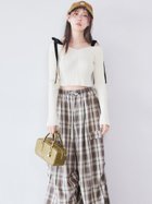 【スナイデル/SNIDEL】のワイドデザインパンツ 人気、トレンドファッション・服の通販 founy(ファニー) ファッション Fashion レディースファッション Fashion for Women パンツ Pants & Trousers 今季 This Season, Current Season スウェット / スエット Sweatshirt, Sweatwear ストレート Straight, Straight Cut チェック Check, Plaid, Tartan トレンド Trend, Trending Now ドローストリング Drawstring, Pull Cord フラップ Flap, Flap Pocket ポケット Pocket, Pocket Detail ミリタリー Military, Army Style ワイド Wide, Wide Fit おすすめ Recommended / Our Picks thumbnail LBEG[035]|ID: prp329100004653293 ipo3291000000033632096