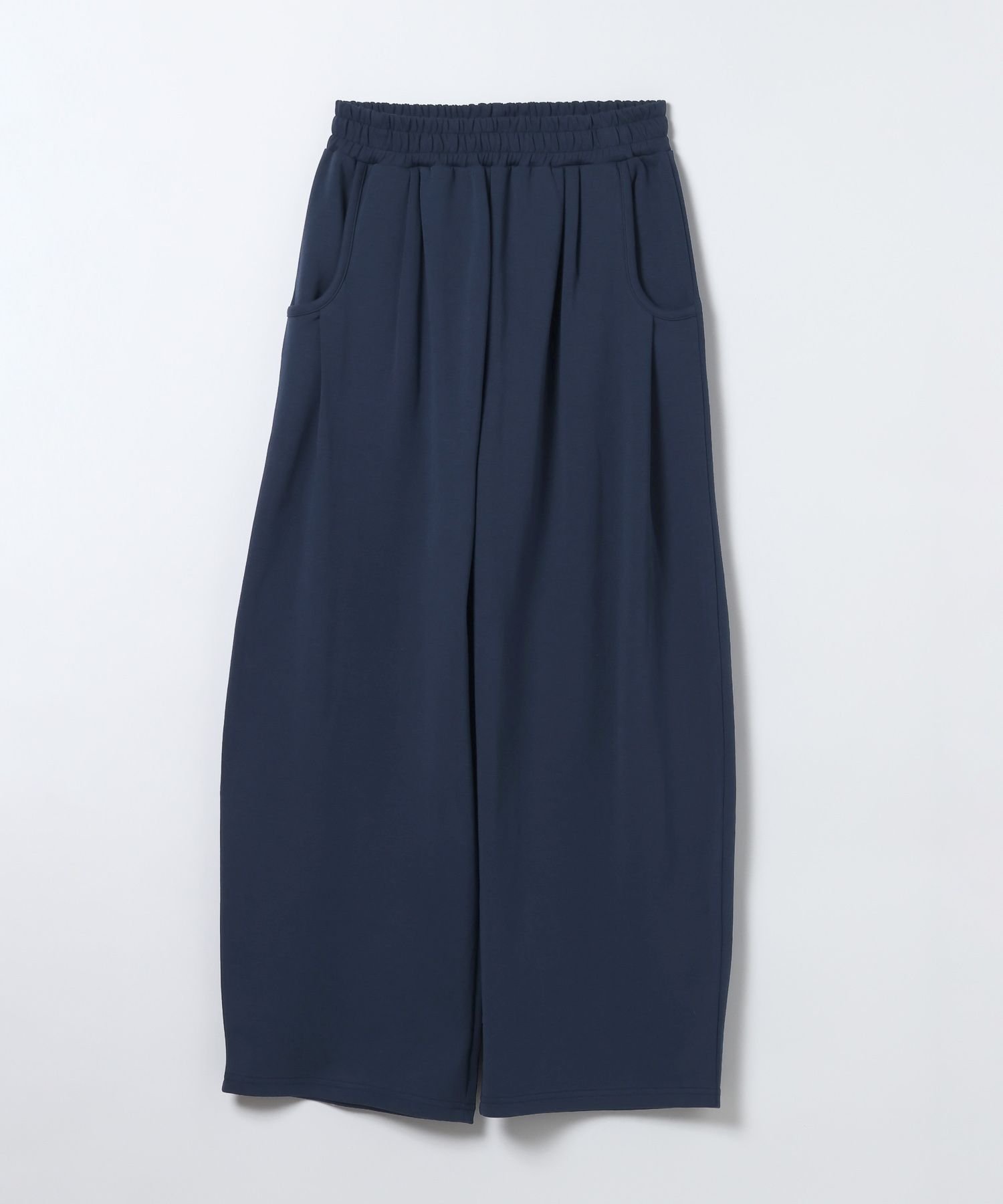 【ジーナシス/JEANASiS】のスウェットコクーンタックパンツ インテリア・キッズ・メンズ・レディースファッション・服の通販 founy(ファニー) 　ファッション　Fashion　レディースファッション　Fashion for Women　パンツ　Pants & Trousers　コンパクト　Compact, Small Size　シアー　Sheer, See-Through　スウェット / スエット　Sweatshirt, Sweatwear　定番　Standard, Basic Item　フラット　Flat, Flat Shoes　リラックス　Relax, Relaxed Fit　レース　Lace, Lace Fabric　ネイビー|ID: prp329100004653300 ipo3291000000033845339