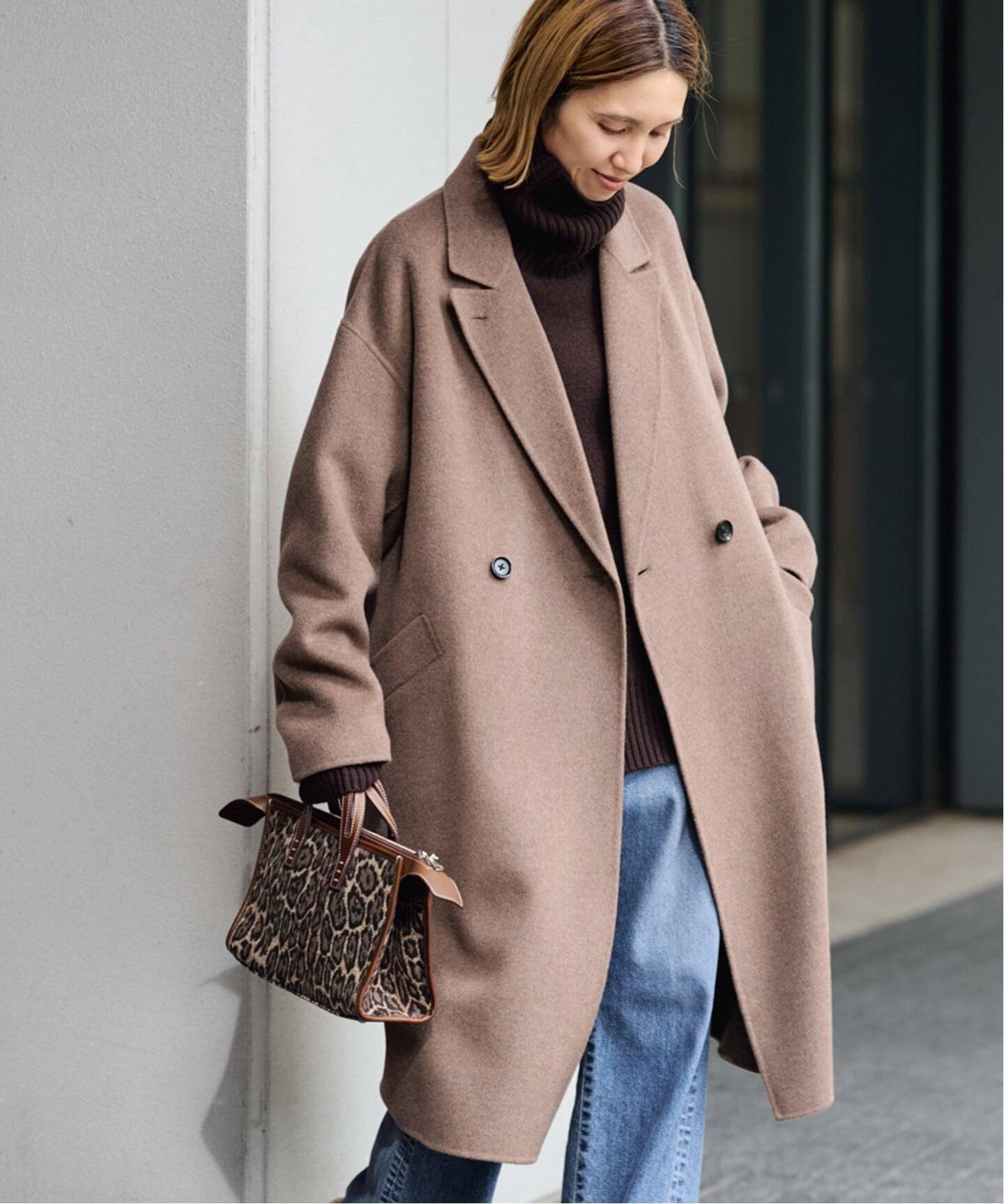 【フレームワーク/FRAMeWORK】の≪追加≫SUPER160 sダブルブレストコート 2 インテリア・キッズ・メンズ・レディースファッション・服の通販 founy(ファニー) ファッション Fashion レディースファッション Fashion for Women アウター Coat / Outerwear Collection コート・ロングコート・ピーコート Long Coats, Peacoats & More 秋 Autumn シンプル Simple, Minimal ダブル Double, Double-Breasted なめらか Smooth, Silky Texture パターン Pattern, Design Print ベーシック Basic, Essential ロング Long, Long-Length 冬 Winter / This Winter 再入荷 Restock / Back in Stock おすすめ Recommended / Our Picks ブラウン|ID: prp329100004653309 ipo3291000000034518387