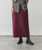 【グローバルワーク/GLOBAL WORK】のスウェットライクニットナロースカート/571364 ボルドー38|ID: prp329100004653337 ipo3291000000034587450