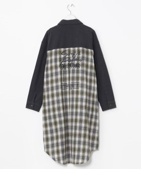 【アミナコレクション/Amina Collection】の【カヒコ】コラピントシャツワンピース【SURF Palms】 人気、トレンドファッション・服の通販 founy(ファニー) ファッション Fashion レディースファッション Fashion for Women ワンピース Dresses シャツワンピース / 1枚で着映えコーデ Shirt Dresses コーデュロイ Corduroy, Cord Fabric チェック Check, Plaid, Tartan |ID:prp329100004653364