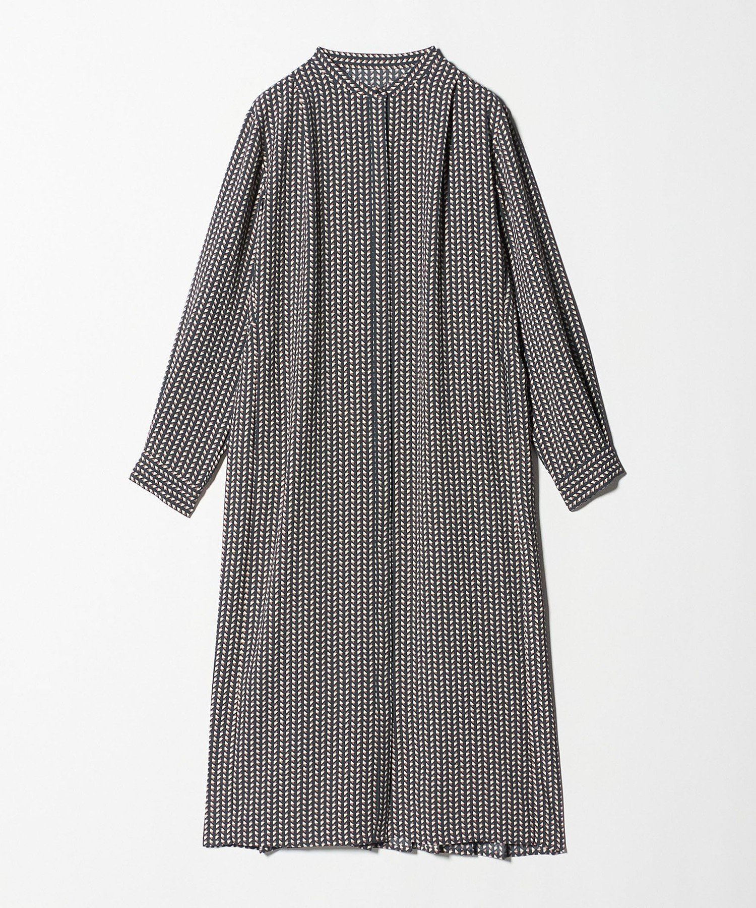 【ユナイテッドアローズ/UNITED ARROWS】のバックプリーツ シャツワンピース A DAY IN THE LIFE インテリア・キッズ・メンズ・レディースファッション・服の通販 founy(ファニー) 　ファッション　Fashion　レディースファッション　Fashion for Women　ワンピース　Dresses　シャツワンピース / 1枚で着映えコーデ　Shirt Dresses　クラシカル　Classical, Vintage-Inspired　ジャケット　Jacket, Outerwear　ダブル　Double, Double-Breasted　トレンド　Trend, Trending Now　ドット　Polka Dot, Dot Pattern　プリーツ　Pleats, Pleated　メタル　Metal, Metal Parts　無地　Plain, Solid Color　秋　Autumn　DK.GREEN|ID: prp329100004653392 ipo3291000000033633476