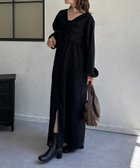 【ゼヴォン/Thevon】のシャーリングボレロ×キャミワンピース ブラック|ID: prp329100004653402 ipo3291000000033633540
