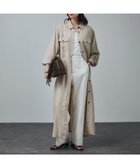 【サロン アダム エ ロペ/SALON adam et rope'】のセルロースウォッシャブルシャツワンピース ベージュ系(28)|ID: prp329100004653414 ipo3291000000033633678