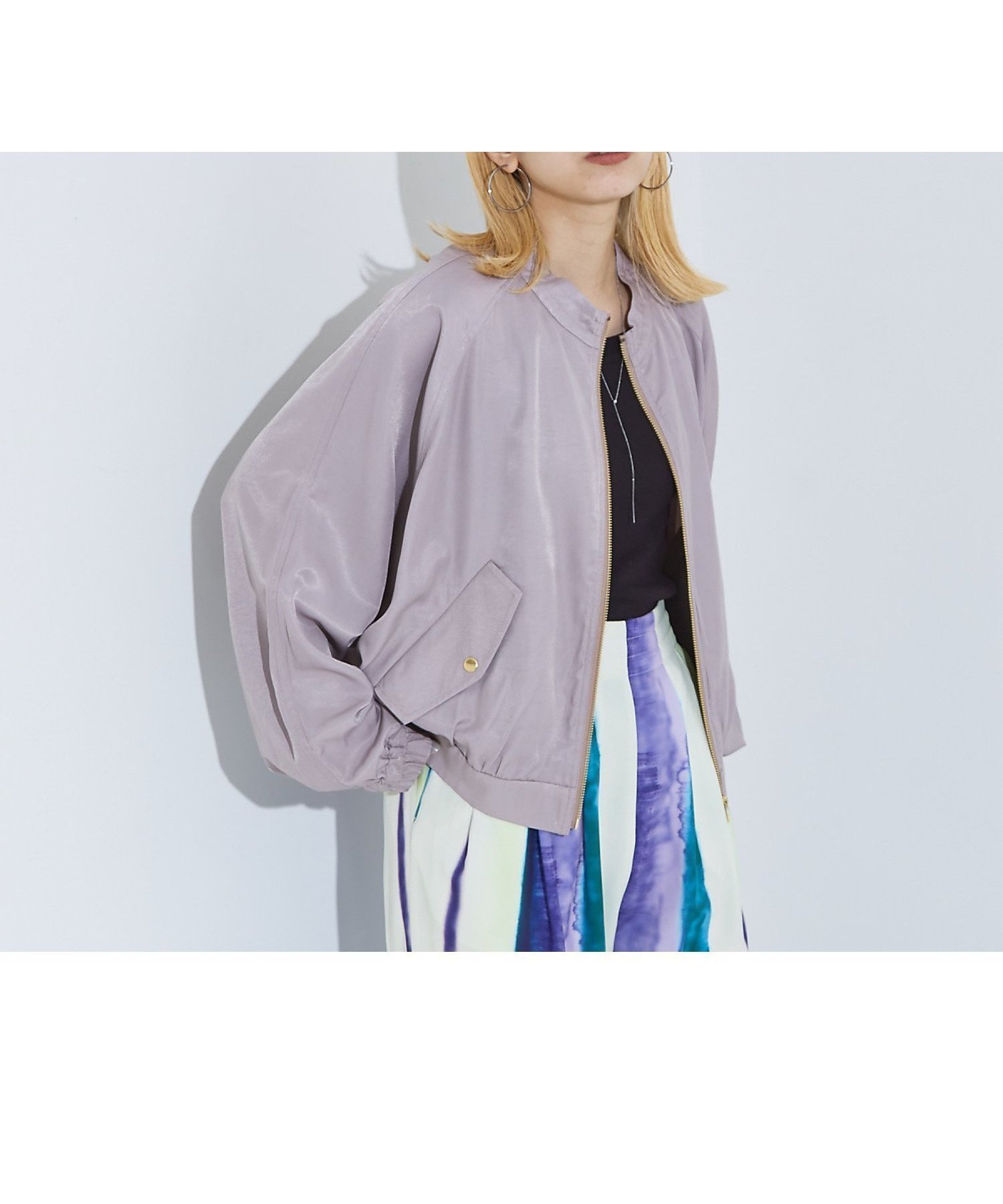【ノミネ/NOMINE】のスタンド ドルマン ブルゾン インテリア・キッズ・メンズ・レディースファッション・服の通販 founy(ファニー) 　ファッション　Fashion　レディースファッション　Fashion for Women　アウター　Coat / Outerwear Collection　ブルゾンジャケット・スポーティアウター　Blouson Jackets　ギャザー　Gathered, Ruffled　スタンド　Stand Collar, Upright Stand　バランス　Balance, Style Balance　ブルゾン　Blouson, Bomber Jacket　夏　Summer　グレージュ|ID: prp329100004653424 ipo3291000000033633769