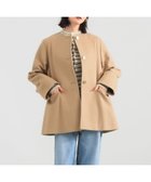 【デミルクス ビームス/Demi-Luxe BEAMS】のソフトメルトン ノーカラーコート 人気、トレンドファッション・服の通販 founy(ファニー) ファッション Fashion レディースファッション Fashion for Women アウター Coat / Outerwear Collection コート・ロングコート・ピーコート Long Coats, Peacoats & More インナー Innerwear タートルネック Turtleneck, High Neck バランス Balance, Style Balance フロント Front, Front Design ボックス Boxy, Box Shape マフラー Scarf, Muffler メタル Metal, Metal Parts メルトン Melton, Heavy Wool リュクス Luxury, Elegant, High-End, Chic おすすめ Recommended / Our Picks thumbnail BEIGE|ID: prp329100004653492 ipo3291000000033634346