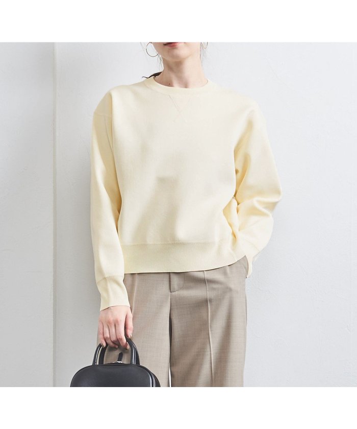 【ユナイテッドアローズ/UNITED ARROWS】のCOMFY スウェットライク プルオーバー インテリア・キッズ・メンズ・レディースファッション・服の通販 founy(ファニー) https://founy.com/ ファッション Fashion レディースファッション Fashion for Women トップス・カットソー Cut & Sew Tops レディースパーカー・カジュアルフーディー Casual Hoodies & Sweatshirts カジュアルプルオーバー・ニットトップス Pullovers & Knit Tops / Casual Pullovers スウェット・クルーネックトップス Sweatshirts & Crewnecks / Relaxed Fit Sweat Tops コンパクト Compact, Small Size スウェット / スエット Sweatshirt, Sweatwear デニム Denim, Jeans Material フレア Flare, Flared ワイド Wide, Wide Fit 軽量 Lightweight, Ultra Light |ID: prp329100004653503 ipo3291000000033634597