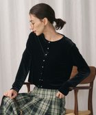 【ビューティ&ユース ユナイテッドアローズ/BEAUTY&YOUTH / UNITED ARROWS】のベロアコンパクト カーディガン BLACK|ID: prp329100004653514 ipo3291000000034832320