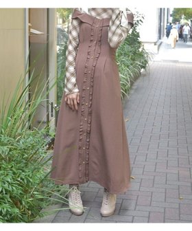 【アクシーズファム/axes femme】のショルダーリボンワンピース 人気、トレンドファッション・服の通販 founy(ファニー) ファッション Fashion レディースファッション Fashion for Women ワンピース Dresses インナー Innerwear カーディガン Cardigan, Knitwear デコルテ Décolleté, Neckline フェミニン Feminine, Girly フリル Frill, Ruffle フレア Flare, Flared リボン Ribbon, Bow ロング Long, Long-Length エレガント 上品 Elegant |ID:prp329100004653525