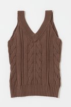 【マウジー/moussy】のCABLE KNIT キャミソール 人気、トレンドファッション・服の通販 founy(ファニー) ファッション Fashion レディースファッション Fashion for Women トップス・カットソー Cut & Sew Tops ニット Knit Tops & Sweaters キャミソール&ノースリーブ Camisoles & Sleeveless Tops おすすめ Recommended / Our Picks アメリカン American Style キャミソール Camisole, Spaghetti Strap Top スリーブ Sleeve, Long Sleeve / Short Sleeve デニム Denim, Jeans Material バランス Balance, Style Balance フィット Fit, Slim Fit ロング Long, Long-Length ワイド Wide, Wide Fit 人気 Popular, Best Seller 再入荷 Restock / Back in Stock A/W・秋冬 Autumn/Winter thumbnail L/BRN1|ID: prp329100004653539 ipo3291000000033634942