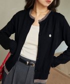 【フリークスストア/FREAK'S STORE】のワンポイント刺繍 レイヤード風 ニットカーデ 限定展開 25AW ブラック|ID: prp329100004653547 ipo3291000000034666952