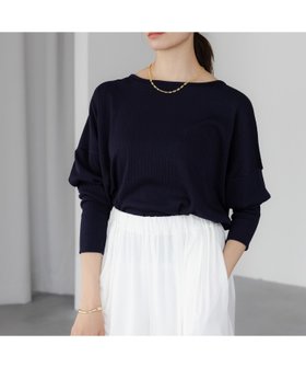 【エルーラ/Elura】のドレスアップリブプルオーバー/326353 人気、トレンドファッション・服の通販 founy(ファニー) ファッション Fashion レディースファッション Fashion for Women トップス・カットソー Cut & Sew Tops カジュアルプルオーバー・ニットトップス Pullovers & Knit Tops / Casual Pullovers ワンピース Dresses フォーマル・パーティードレス・結婚式用ドレス Elegant & Casual Dresses カットソー Cut and Sewn Top 再入荷 Restock / Back in Stock |ID:prp329100004653553