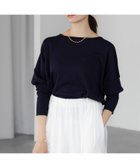 【エルーラ/Elura】のドレスアップリブプルオーバー/326353 人気、トレンドファッション・服の通販 founy(ファニー) ファッション Fashion レディースファッション Fashion for Women トップス・カットソー Cut & Sew Tops カジュアルプルオーバー・ニットトップス Pullovers & Knit Tops / Casual Pullovers ワンピース Dresses フォーマル・パーティードレス・結婚式用ドレス Elegant & Casual Dresses カットソー Cut and Sewn Top 再入荷 Restock / Back in Stock thumbnail ネイビー88|ID: prp329100004653553 ipo3291000000033635104
