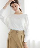 【エルーラ/Elura】のドレスアップリブプルオーバー/326353 人気、トレンドファッション・服の通販 founy(ファニー) ファッション Fashion レディースファッション Fashion for Women トップス・カットソー Cut & Sew Tops カジュアルプルオーバー・ニットトップス Pullovers & Knit Tops / Casual Pullovers ワンピース Dresses フォーマル・パーティードレス・結婚式用ドレス Elegant & Casual Dresses カットソー Cut and Sewn Top 再入荷 Restock / Back in Stock thumbnail ホワイト02|ID: prp329100004653553 ipo3291000000033635106