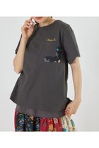【ロデオクラウンズワイドボウル/RODEO CROWNS WIDE BOWL】のバックリボンアロハTシャツ 人気、トレンドファッション・服の通販 founy(ファニー) ファッション Fashion レディースファッション Fashion for Women トップス・カットソー Cut & Sew Tops シャツ・ブラウス・オフィスカジュアル Elegant Blouses & Button-Ups ロングTシャツ・Tシャツ Longline T-Shirts & Tees おすすめ Recommended / Our Picks アロハ Aloha シンプル Simple, Minimal セットアップ Set-Up, Coordinated Outfit デニム Denim, Jeans Material プリント Print, Printed Pattern ポケット Pocket, Pocket Detail リボン Ribbon, Bow 定番 Standard, Basic Item 無地 Plain, Solid Color thumbnail C.GRY|ID: prp329100004653555 ipo3291000000033635130