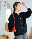 【フリークスストア/FREAK'S STORE】の金ボタン ニット カーディガン【限定展開】 25AW 人気、トレンドファッション・服の通販 founy(ファニー) ファッション Fashion レディースファッション Fashion for Women トップス・カットソー Cut & Sew Tops ニット Knit Tops & Sweaters カーディガン・羽織り Layered Style Cardigans カーディガン Cardigan, Knitwear シンプル Simple, Minimal 人気 Popular, Best Seller フロント Front, Front Design ポケット Pocket, Pocket Detail A/W・秋冬 Autumn/Winter 冬 Winter / This Winter エレガント 上品 Elegant 2025年 2025 2025-2026秋冬・A/W Autumn/Winter 2025–26 AW25–26 thumbnail ブラック|ID: prp329100004653576 ipo3291000000033955668