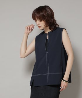 【ナノ ユニバース/nano universe】 ドライウェザーストレッチバイカラーステッチベスト(セットアップ可)人気、トレンドファッション・服の通販 founy(ファニー) ファッション Fashion レディースファッション Fashion for Women アウター Coat / Outerwear Collection トップス・カットソー Cut & Sew Tops ベスト&ジレ / 重ね着スタイル Vests & Gilets ウォッシャブル Machine Washable シンプル Simple, Minimal セットアップ Set-Up, Coordinated Outfit 定番 Standard, Basic Item ノースリーブ Sleeveless, No-Sleeve フロント Front, Front Design ポケット Pocket, Pocket Detail マニッシュ Mannish, Boyish おすすめ Recommended / Our Picks 夏 Summer 2025年 2025 2025-2026秋冬・A/W Autumn/Winter 2025–26 AW25–26 |ID:prp329100004653583