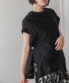 【バブ ブージュルード/Bab Bou Jeloud】のシアーカットドッキングサイドボタンプルオーバー BLACK|ID: prp329100004653592 ipo3291000000033635627