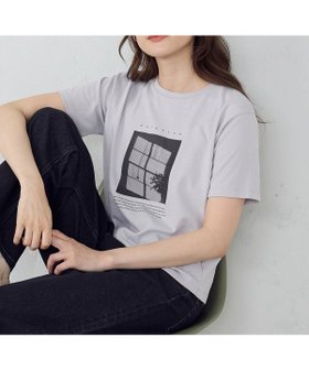 【コムサイズム/COMME CA ISM】のフォトプリント半袖Tシャツ 人気、トレンドファッション・服の通販 founy(ファニー) ファッション Fashion レディースファッション Fashion for Women トップス・カットソー Cut & Sew Tops シャツ・ブラウス・オフィスカジュアル Elegant Blouses & Button-Ups ロングTシャツ・Tシャツ Longline T-Shirts & Tees インナー Innerwear コンパクト Compact, Small Size フロント Front, Front Design プリント Print, Printed Pattern ポケット Pocket, Pocket Detail 半袖 Short Sleeve, Half Sleeve |ID:prp329100004653612