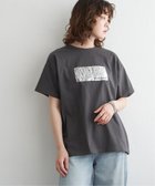 【ノッチ/notch】のコットン100% 箔プリントTシャツ 人気、トレンドファッション・服の通販 founy(ファニー) ファッション Fashion レディースファッション Fashion for Women トップス・カットソー Cut & Sew Tops シャツ・ブラウス・オフィスカジュアル Elegant Blouses & Button-Ups ロングTシャツ・Tシャツ Longline T-Shirts & Tees カーディガン Cardigan, Knitwear シルバー Silver, Metallic Silver シンプル Simple, Minimal フロント Front, Front Design プリント Print, Printed Pattern 人気 Popular, Best Seller 半袖 Short Sleeve, Half Sleeve 羽織 Haori, Light Jacket thumbnail チャコール|ID: prp329100004653614 ipo3291000000033635878